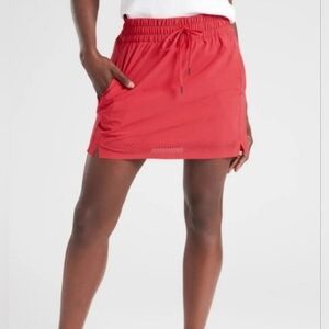 Athleta Baja Skort Vibrant Red Size 16 Tall